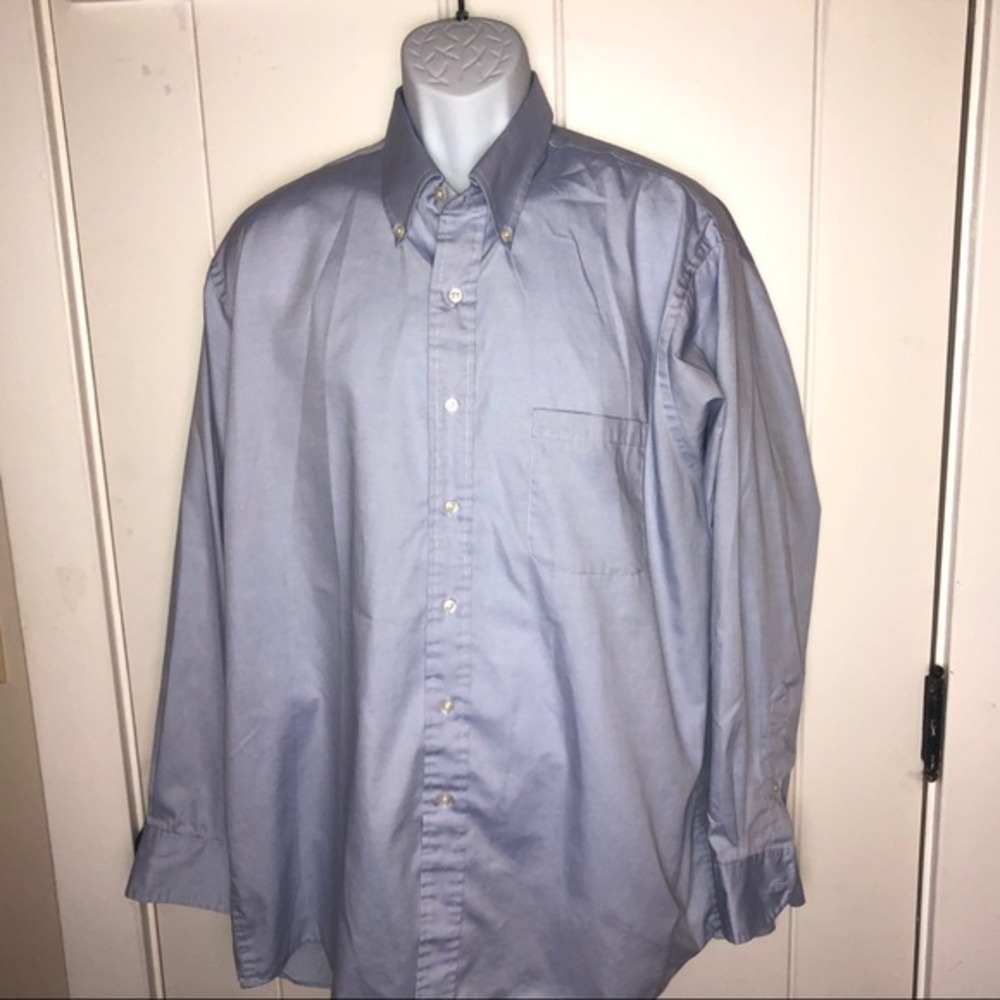 Van Heusen‎ Men's Light Blue Stripe Shirt 17 1/2